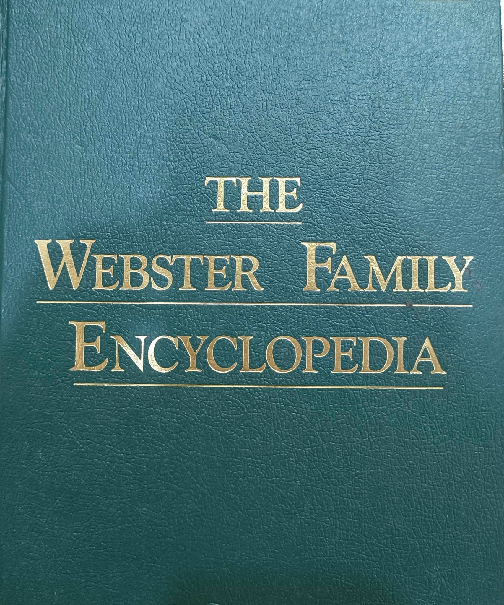 Book cover: The Webster family encyclopedia : volume 9