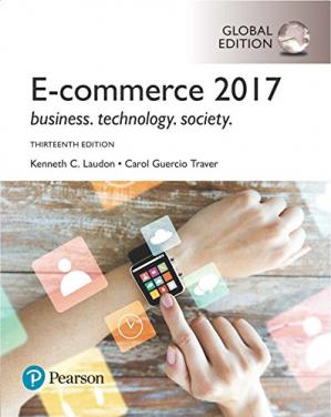 Book cover: E-commerce 2017 business, technology, society
