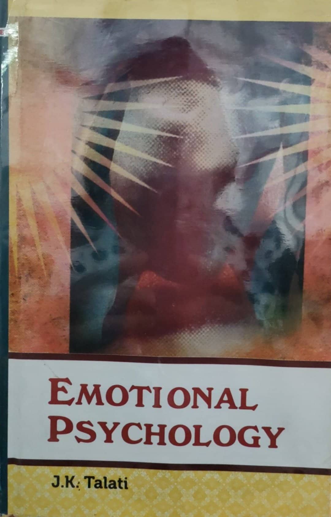 Book cover: Emotional psychology