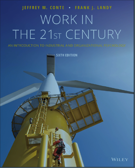 Book cover: Work in the 21st century an introduction to industrial and organizational psychology