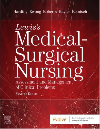 Book cover: Lewis's medical-surgical nursing: assessment and management of clinical problems.