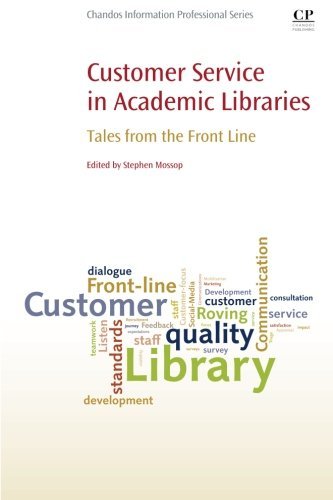 Book cover: Customer service in academic libraries : tales from the front line