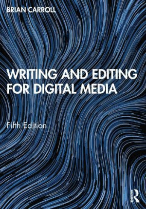 Book cover: Writing and editing for digital media