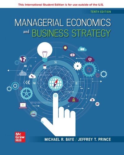 Book cover: Managerial economics and business strategy