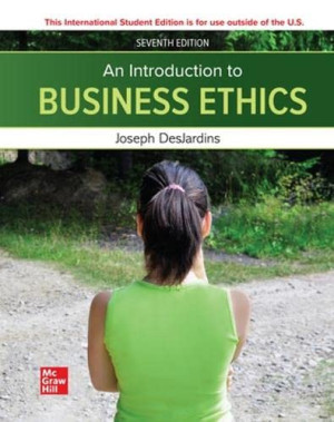 Book cover: An Introduction to business ethics