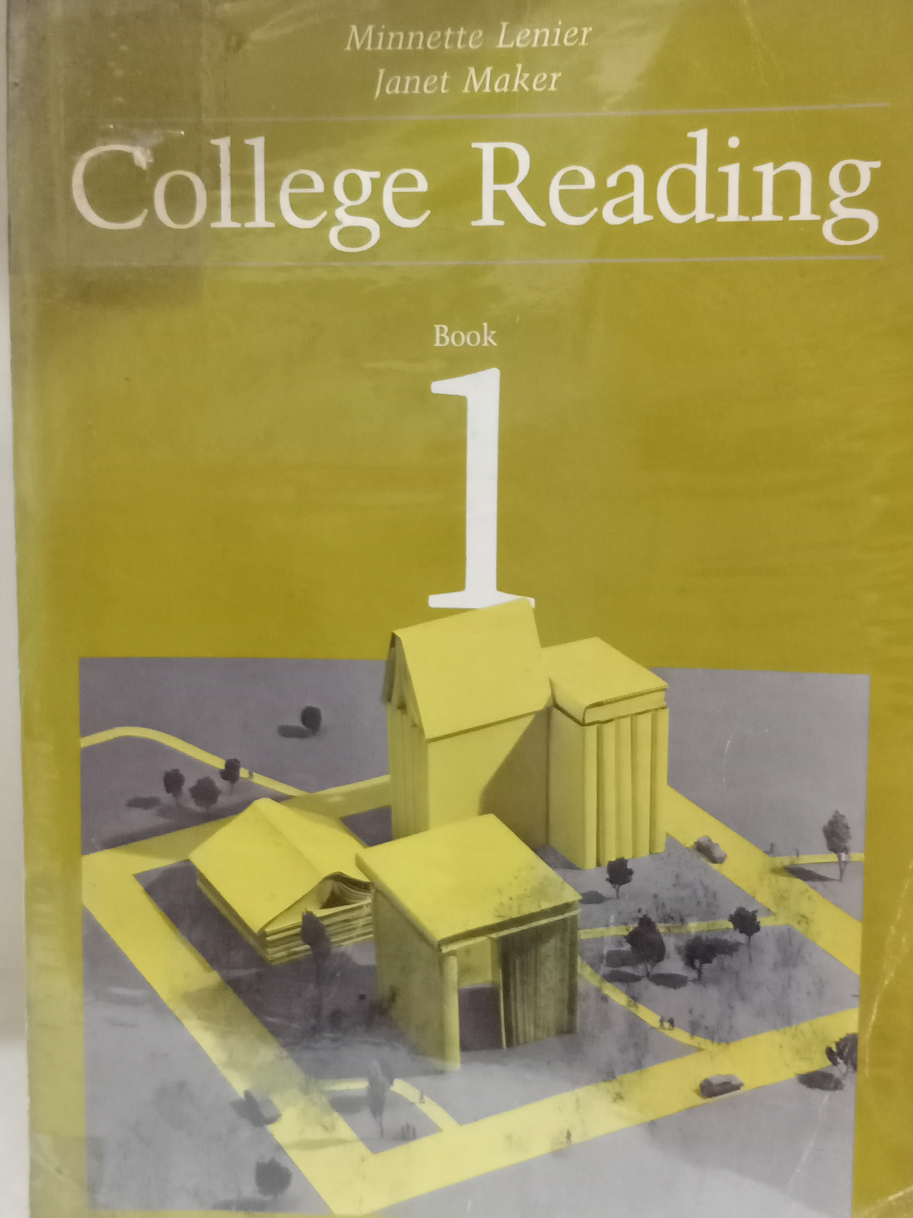 Book cover: College reading book 1