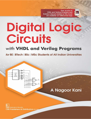 Book cover: Digital logic circuits with vhdl and verilog programs