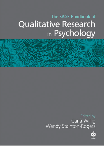 Book cover: The Sage handbook of qualitative research in psychology