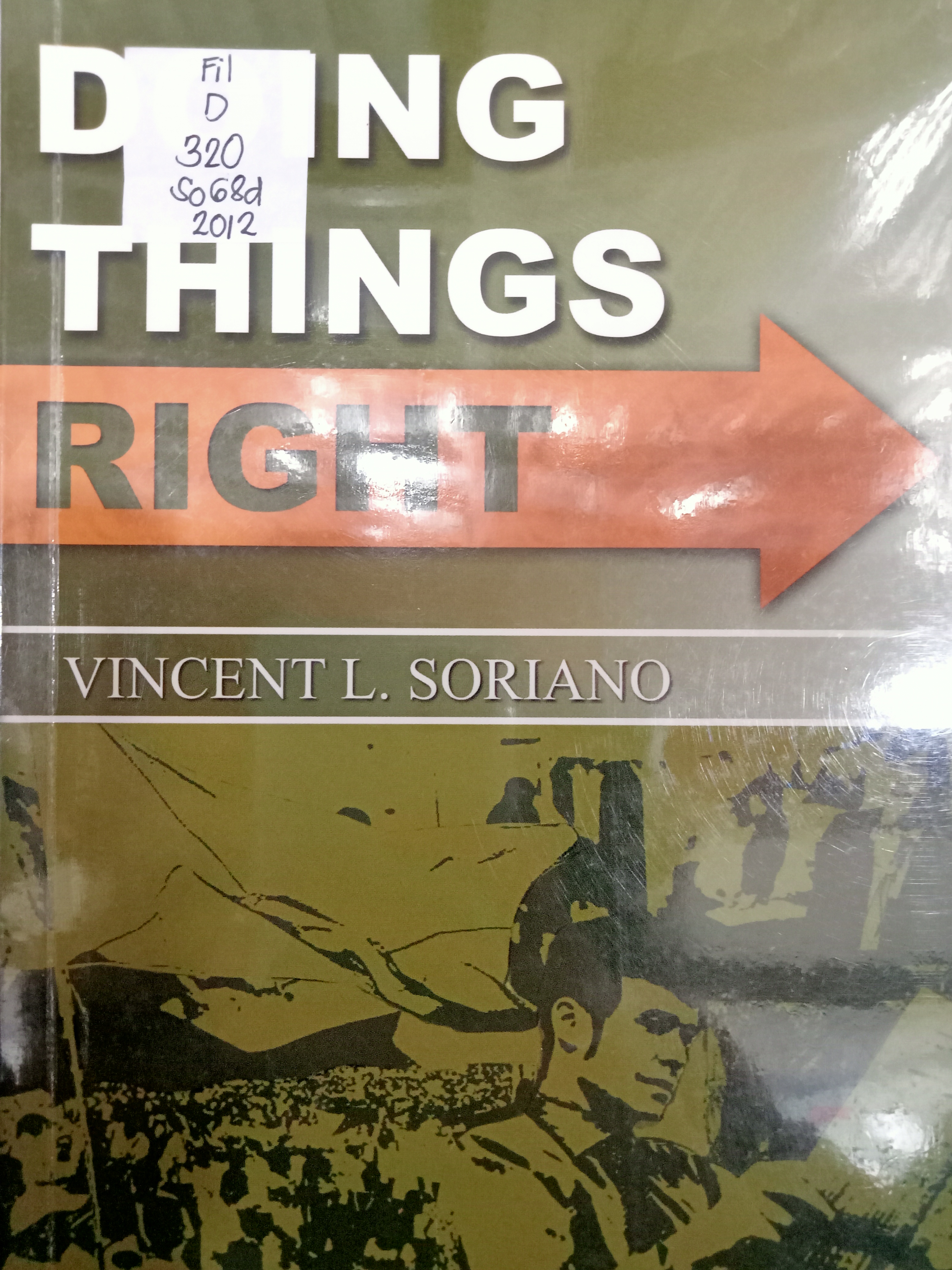 Book cover: Doing things right