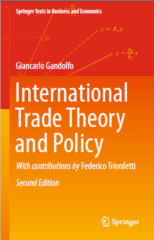Book cover: International trade theory and policy