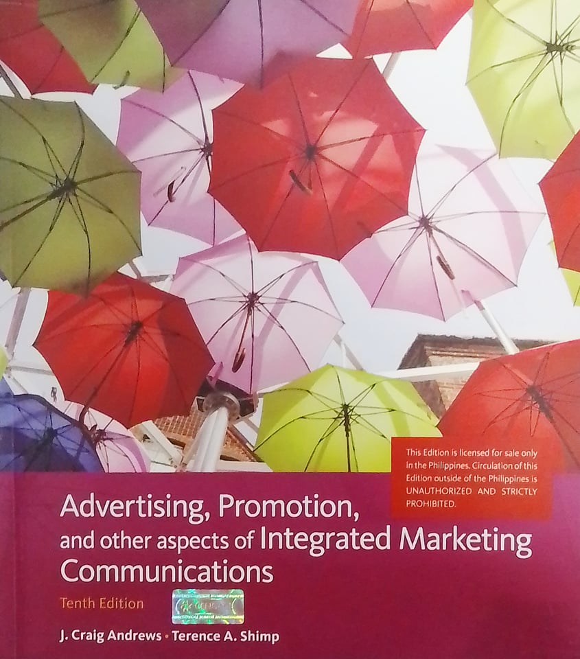 Book cover: Advertising, promotion, and other aspects of integrated marketing communications