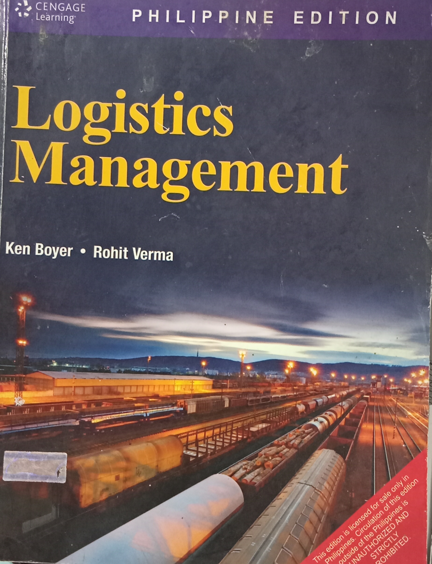 Book cover: Logistics management