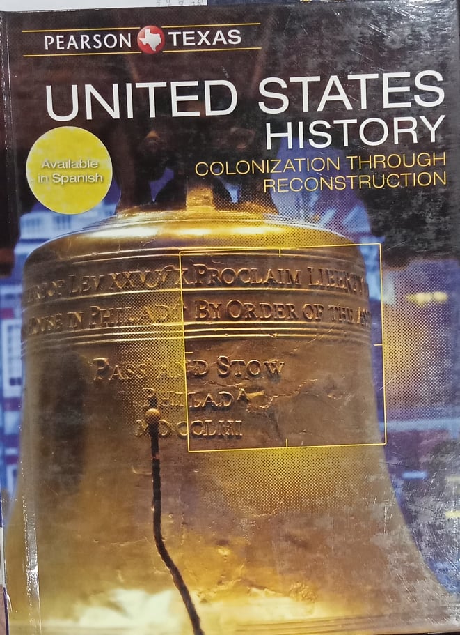 Book cover: United States history:  colonization through reconstruction