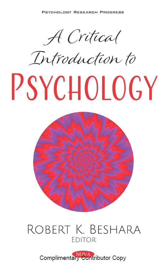 Book cover: A Critical introduction to psychology