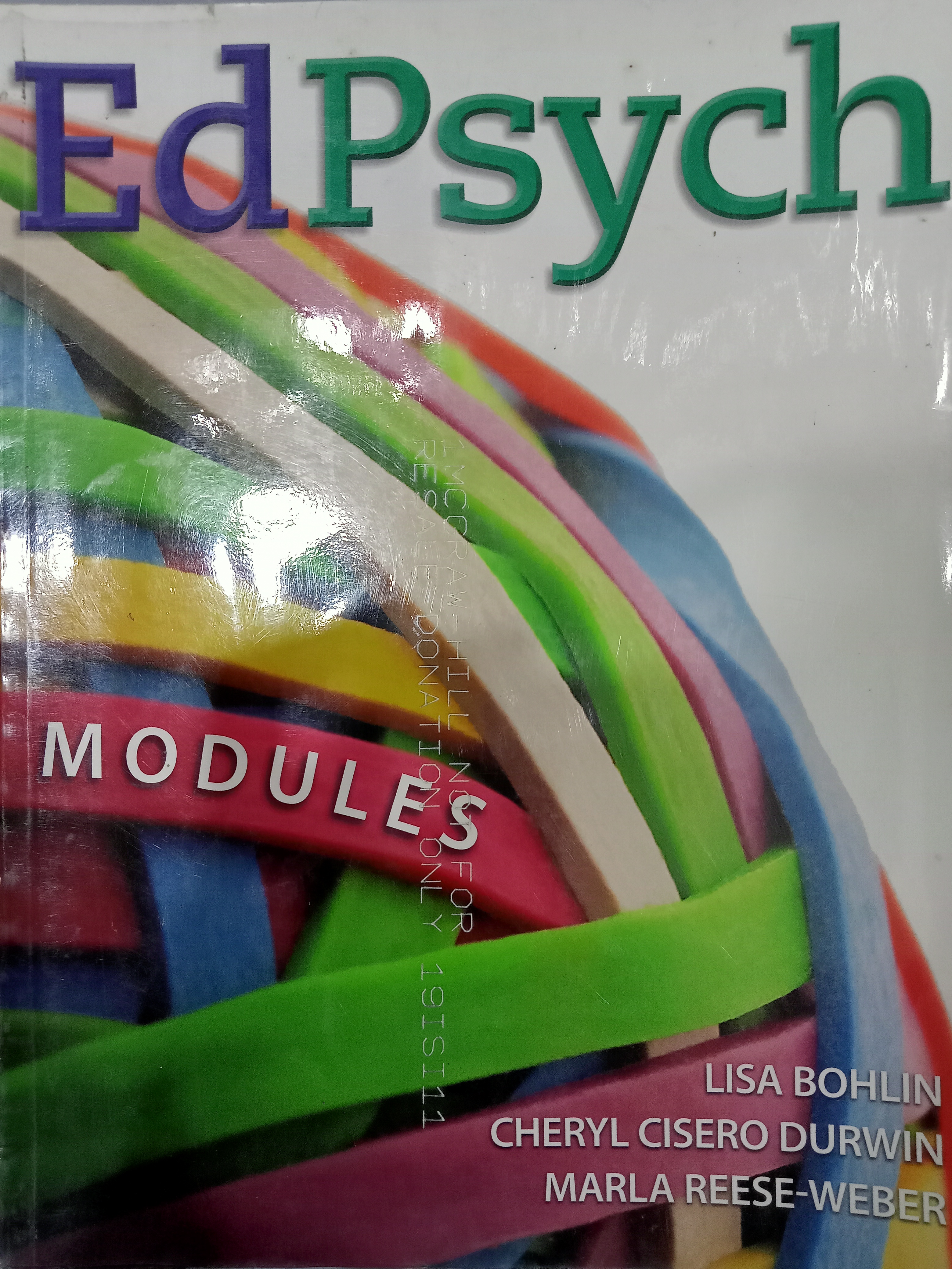 Book cover: EdPsych : modules
