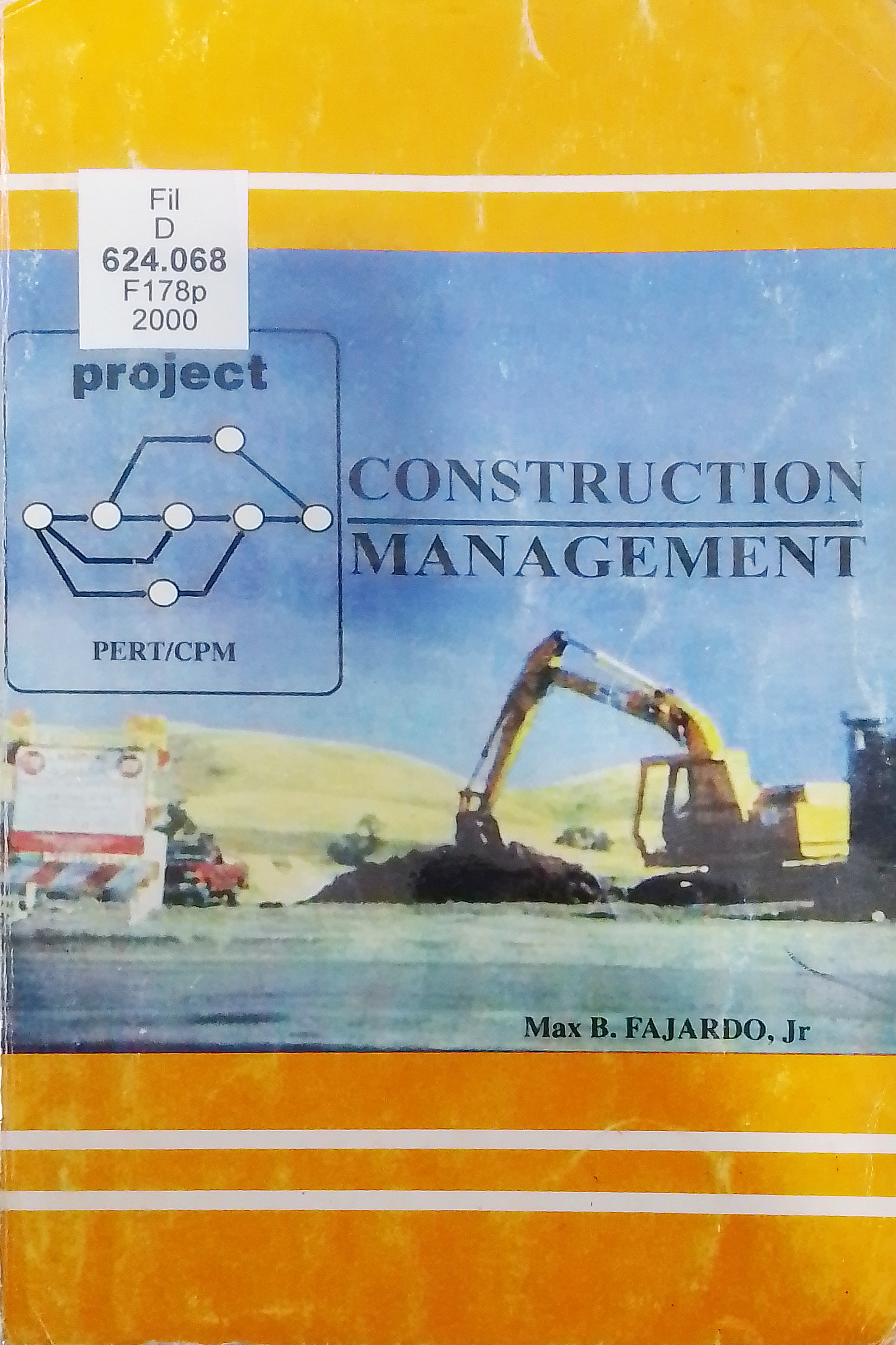 Book cover: Project construction management