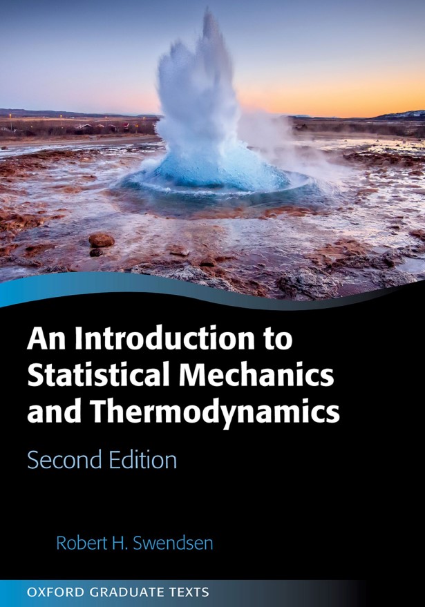 Book cover: An Introduction to statistical mechanics and thermodynamics