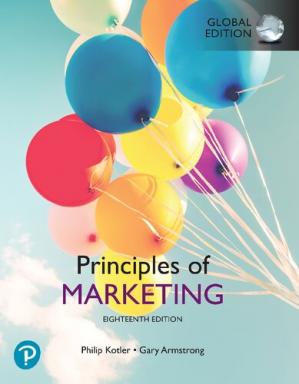 Book cover: Principles of marketing
