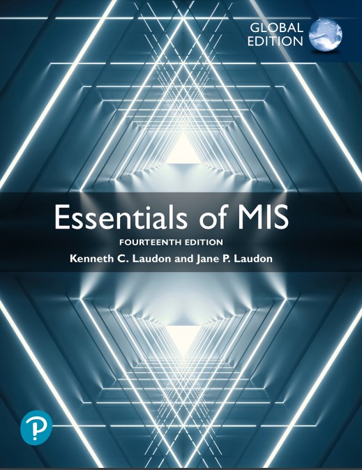 Book cover: Essentials of management information systems.