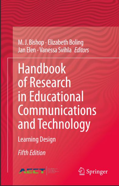 Book cover: Handbook of research in educational communications and technology.