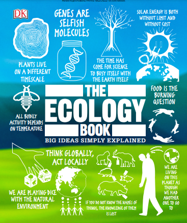Book cover: The Ecology book: big ideas simply explained.