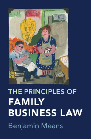Book cover: The Principles of family business law