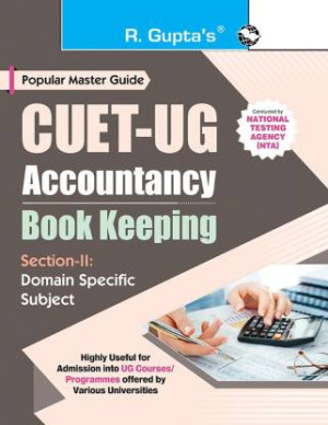 Book cover: Cuet-ug section-ii (domain specific subject accountancy book keeping) entrance test guide
