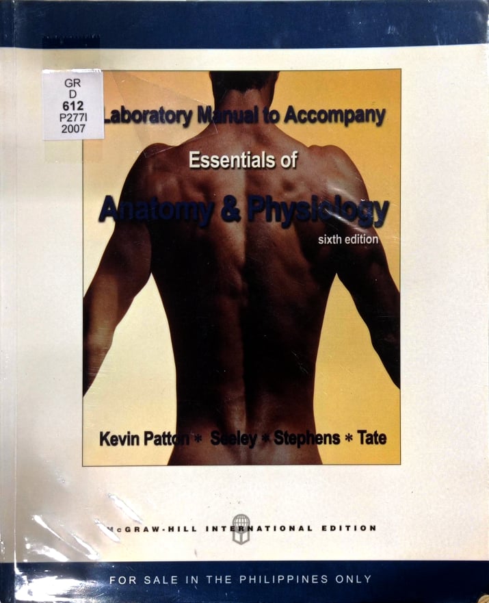 Book cover: Laboratory manual to accompany essentials of anatomy & physiology