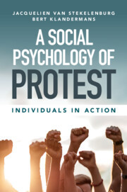 Book cover: A Social psychology of protest