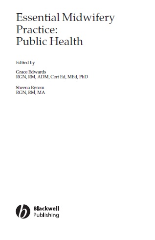 Book cover: Essential midwifery practice : public health