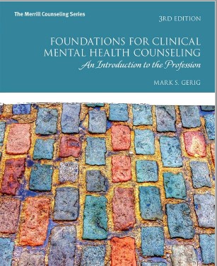 Book cover: Foundations for clinical mental health counseling: an introduction to the profession