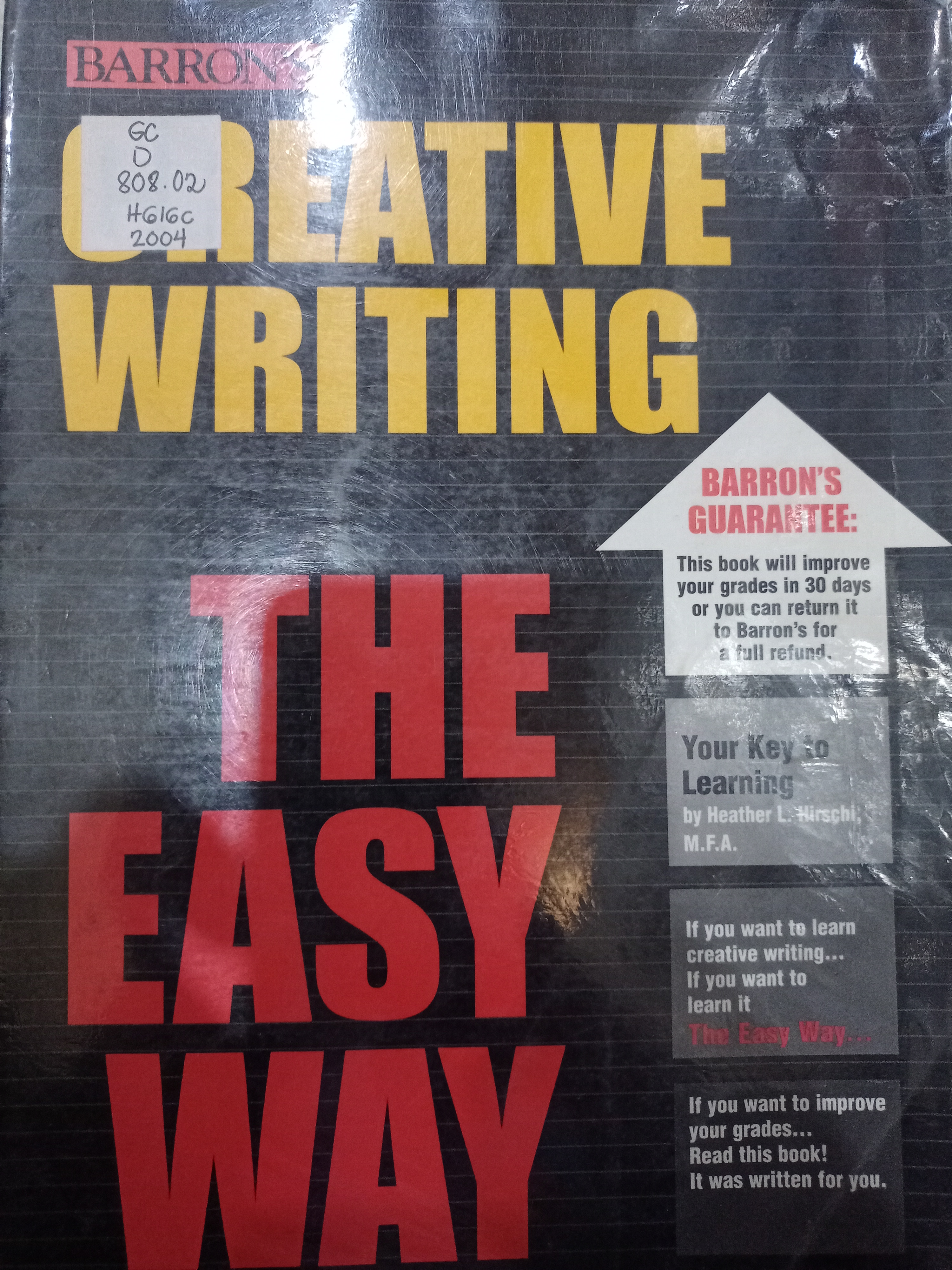 Book cover: Creative writing the easy way