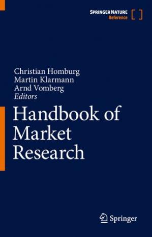 Book cover: Handbook of market research