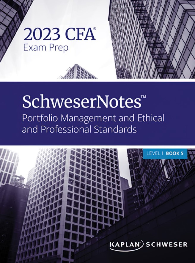 Book cover: Book 5 : portfolio management and ethical and professional standards