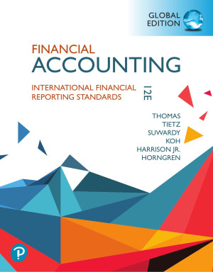 Book cover: Financial accounting, international financial reporting standards