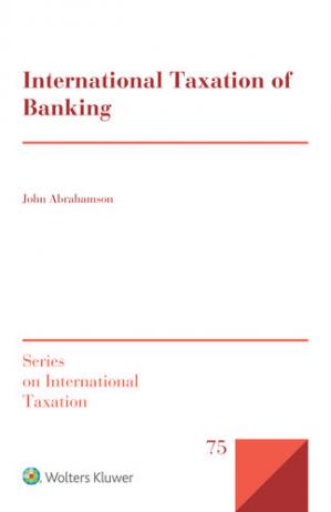 Book cover: International taxation of banking