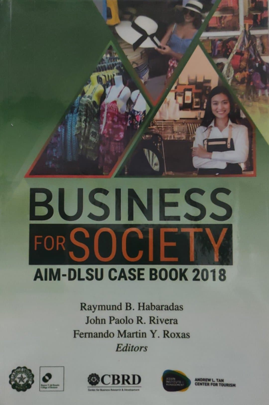 Book cover: Business for society: AIM-DLSU case book 2018
