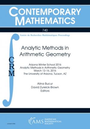 Book cover: Analytic methods in arithmetic geometry