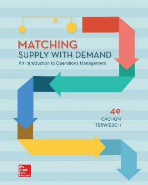 Book cover: Matching supply with demand : an introduction to operations management