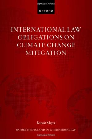 Book cover: International law obligations on climate change mitigation