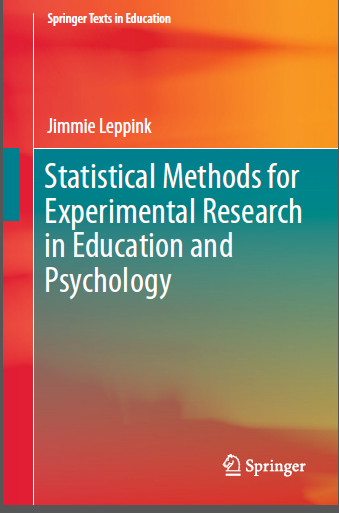 Book cover: Statistical methods for experimental research in education and psychology
