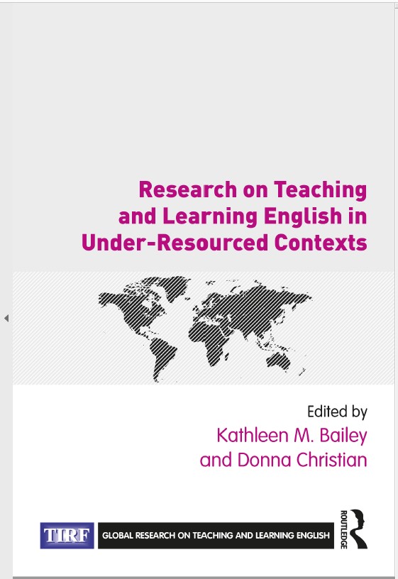 Book cover: Research on teaching and learning English in under-resourced contexts.