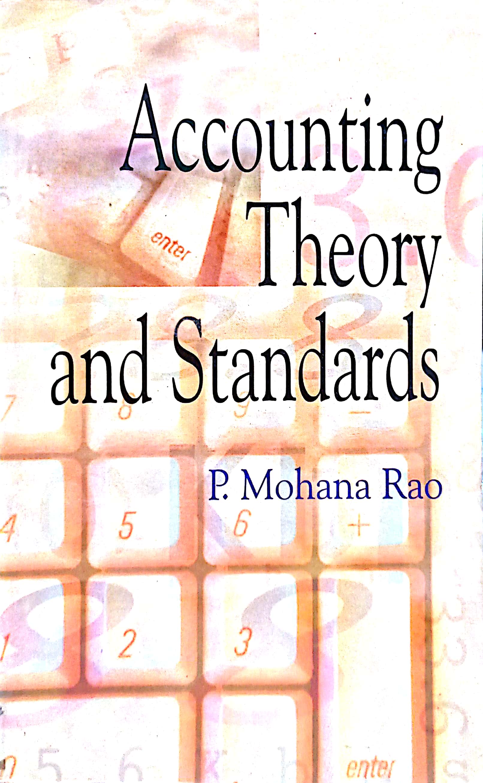 Book cover: Accounting theory and standards