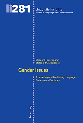 Book cover: Gender issues : translating and mediating languages, cultures and societies.