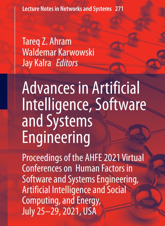 Book cover: Advances in artificial intelligence, software and systems engineering