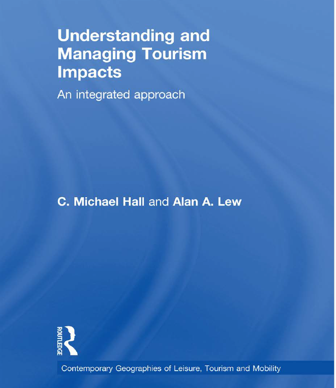 Book cover: Understanding and managing tourism impacts : an integrated approach