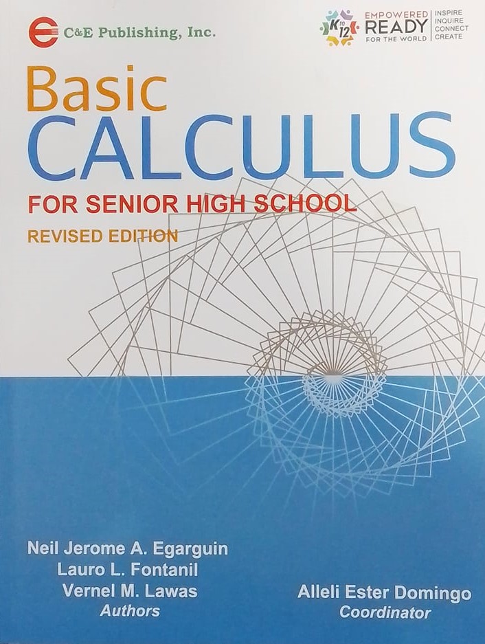Book cover: Basic calculus: for senior high school