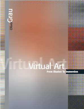 Book cover: Virtual art from illusion to immersion
