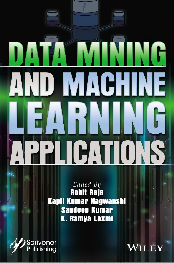 Book cover: Data Mining and Machine learning applications