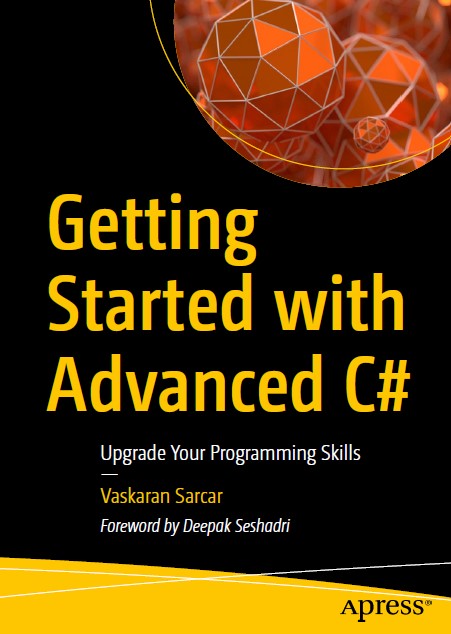 Book cover: Getting started with advanced C#: upgrade your programming skills